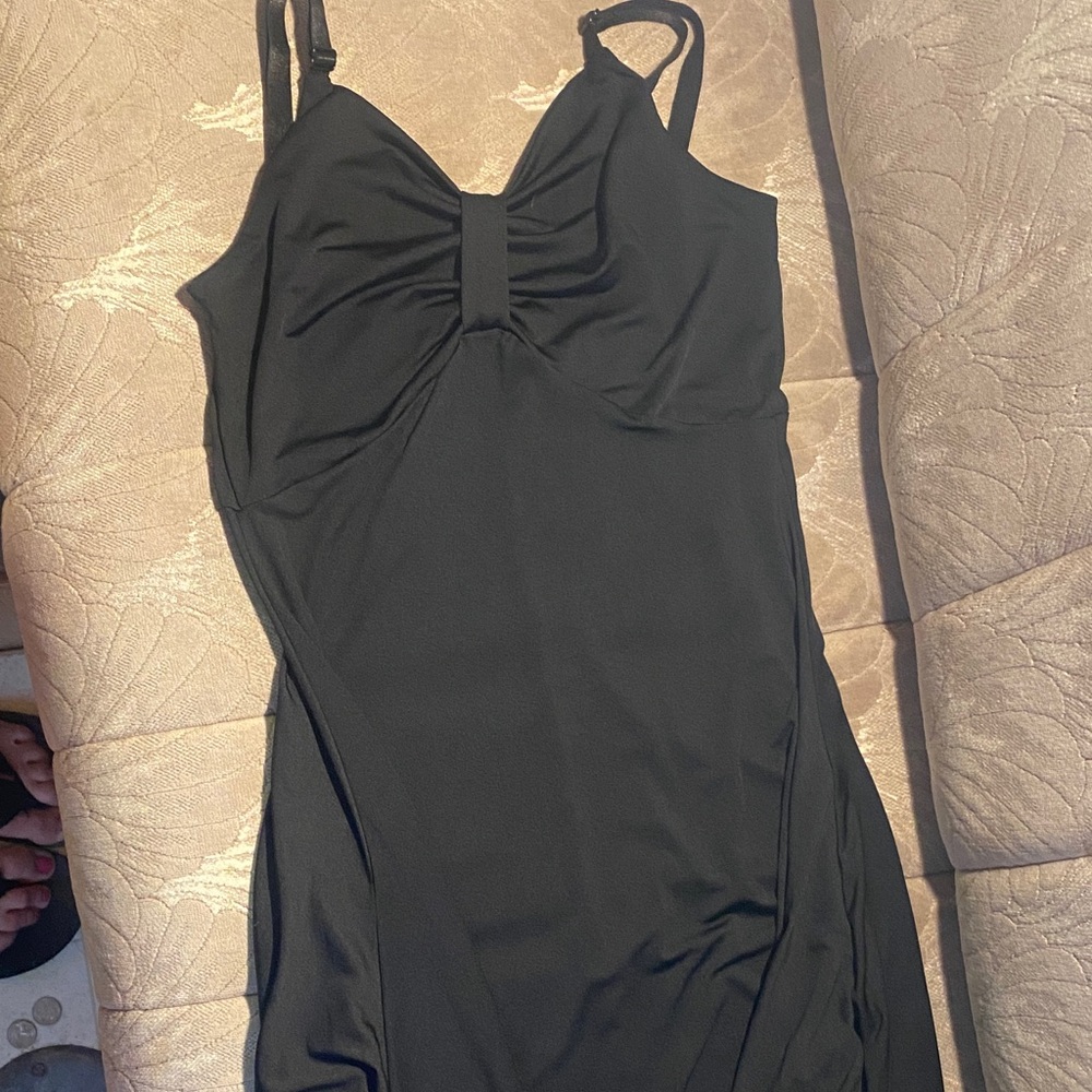Elegant Black High Low Dress
